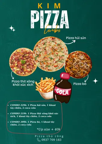 Hình ảnh Combo pizza bò