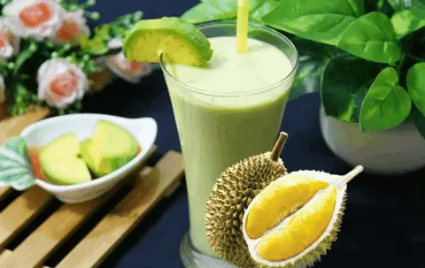 Hình ảnh Sinh Tố Bơ Sầu Riêng 