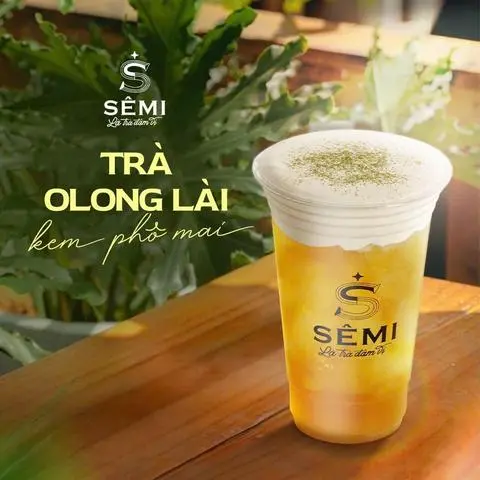 Hình ảnh Trà Olong Lài Kem Phô Mai