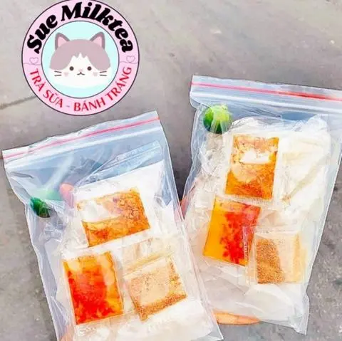 Hình ảnh BÁNH TRÁNG PHƠI SƯƠNG SATẾ DẦU TỎI