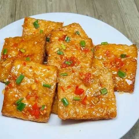 Hình ảnh sườn chay chiên 