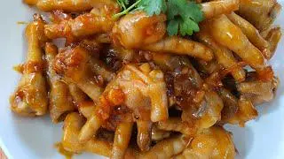 Hình ảnh CHÂN GÀ XÀO ME RAU MUỐNG 