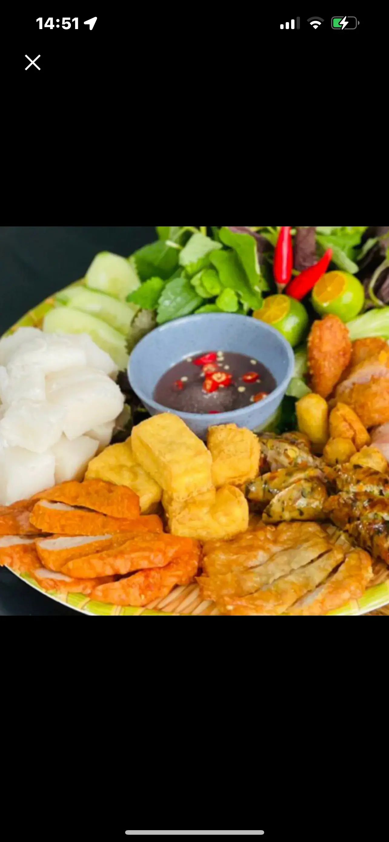 Hình ảnh mec thập cẩm bún đậu mắm tôm 2 người