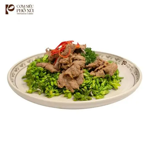 Hình ảnh Bò xào bông thiên lý