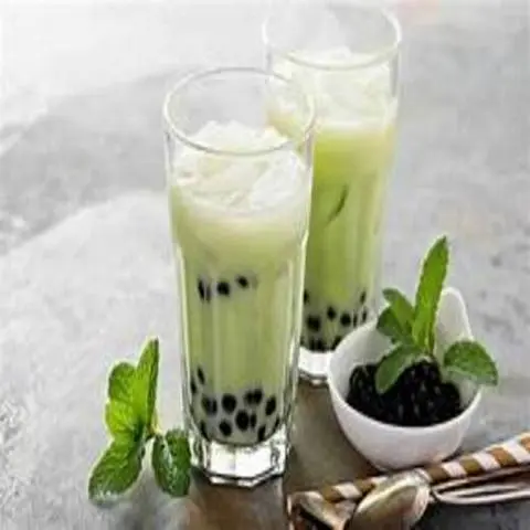 Hình ảnh trà sữa bạc hà