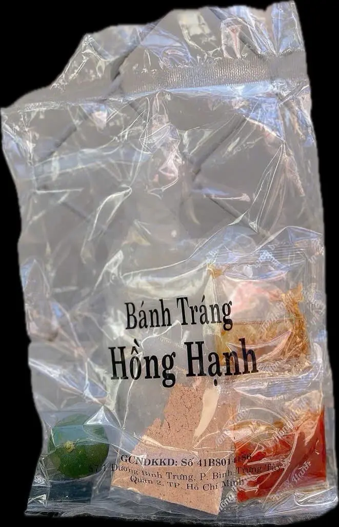 Hình ảnh Bánh Tráng Trộn Satế Tỏi