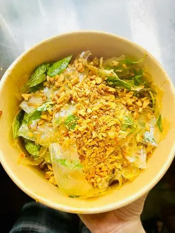 Hình ảnh bánh tráng dẽo muối tỏi 