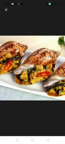 Hình ảnh Ốc giác nướng mỡ hành (con)
