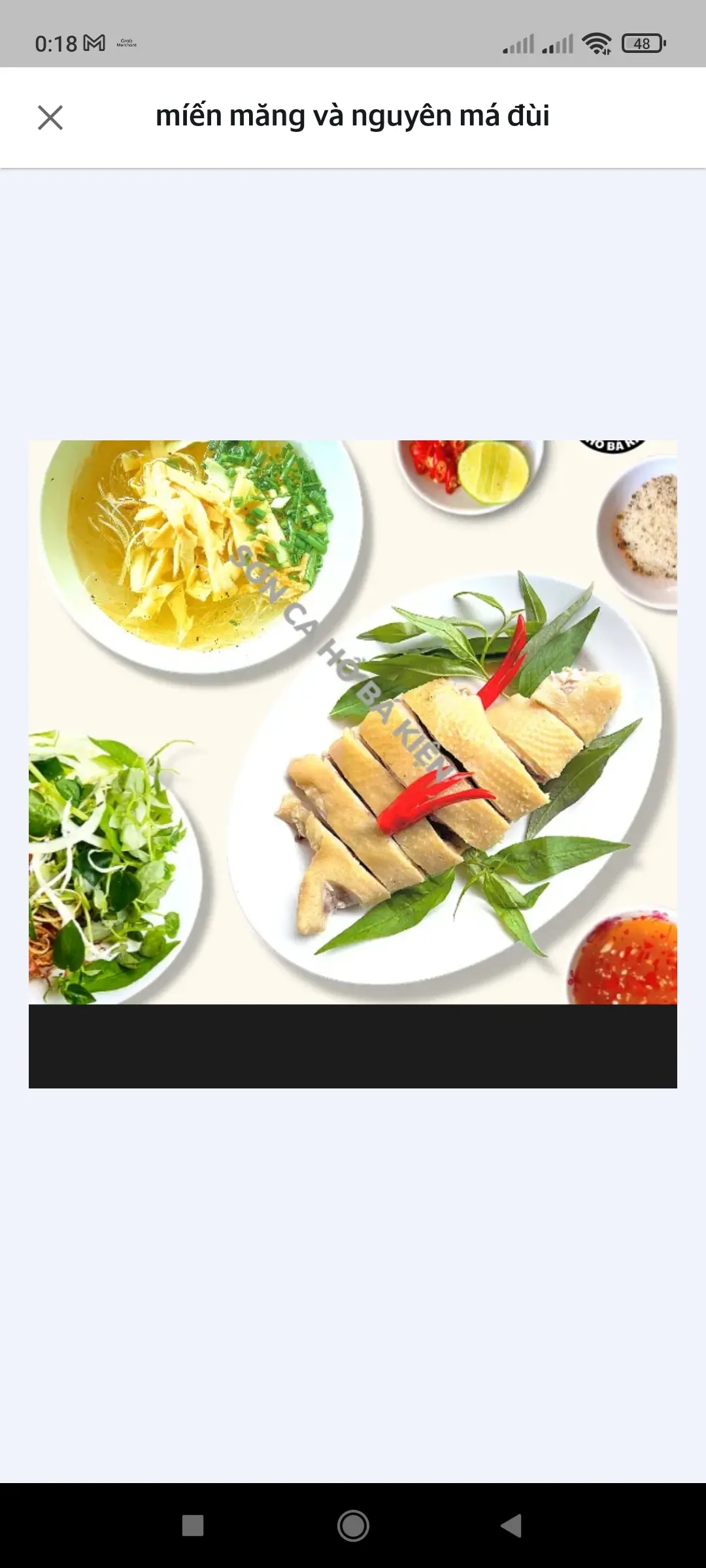 Hình ảnh Miến măng và nguyên má đùi