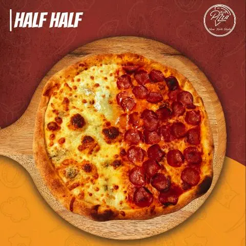 Hình ảnh Half Half Pizza Kích Cỡ 34Cm