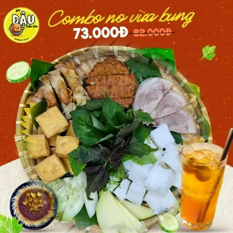 Hình ảnh Combo Bún Đậu No Vừa+ Nước Sấu(1 người)