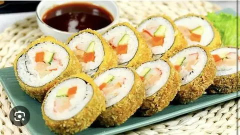 Hình ảnh Kimbap chiên giòn