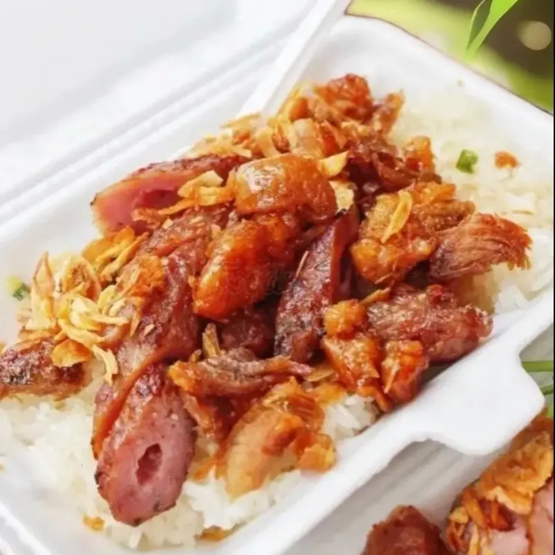 Hình ảnh Cơm Nem Nướng Khánh Hòa (1/2), Chả Giò Thịt Heo (ST25) + Kèm Tương Ớt, Cà, Cà Chua Miếng)