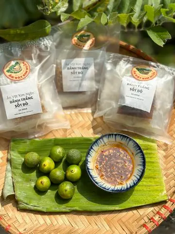 Hình ảnh BÁNH TRÁNG SỐT BÒ