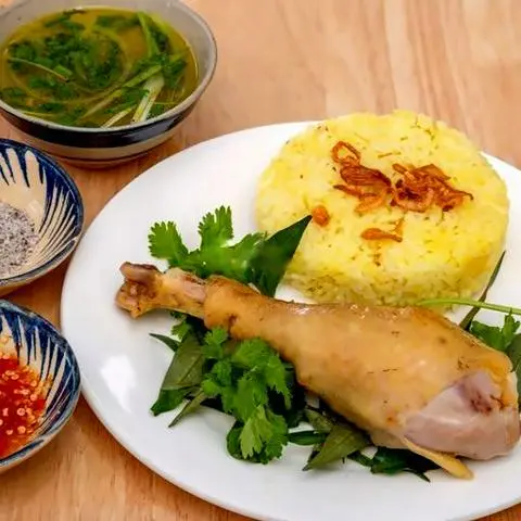 Hình ảnh Cơm đùi gà ta