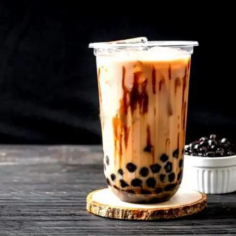 Hình ảnh Trà sữa đường đen trân châu trắng L