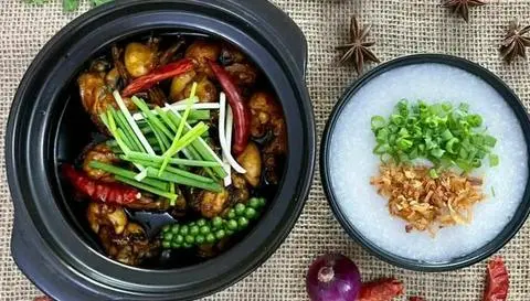 Hình ảnh Cháo ếch 3 con ( cháo hành) 