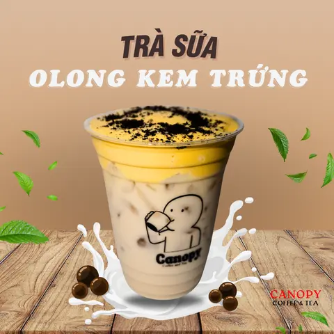 Hình ảnh Trà sữa olong kem trứng
