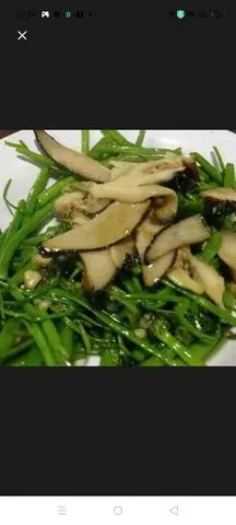 Hình ảnh Ốc giác xào rau muống