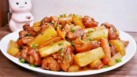 Hình ảnh Cơm thịt kho củ cải