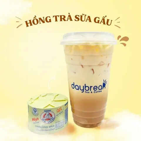 Hình ảnh Hồng Trà Sữa Gấu (Size L)