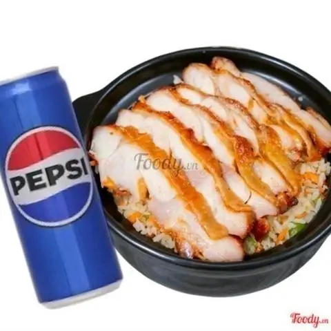Hình ảnh Combo cơm thố gà nướng - pepsi