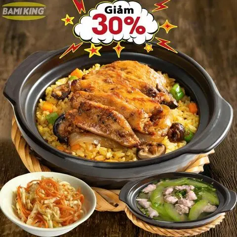 Hình ảnh COMBO Cơm thố Gà nấm