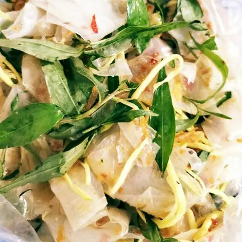 Hình ảnh Dẻo ps Sợi trộn rau xoài