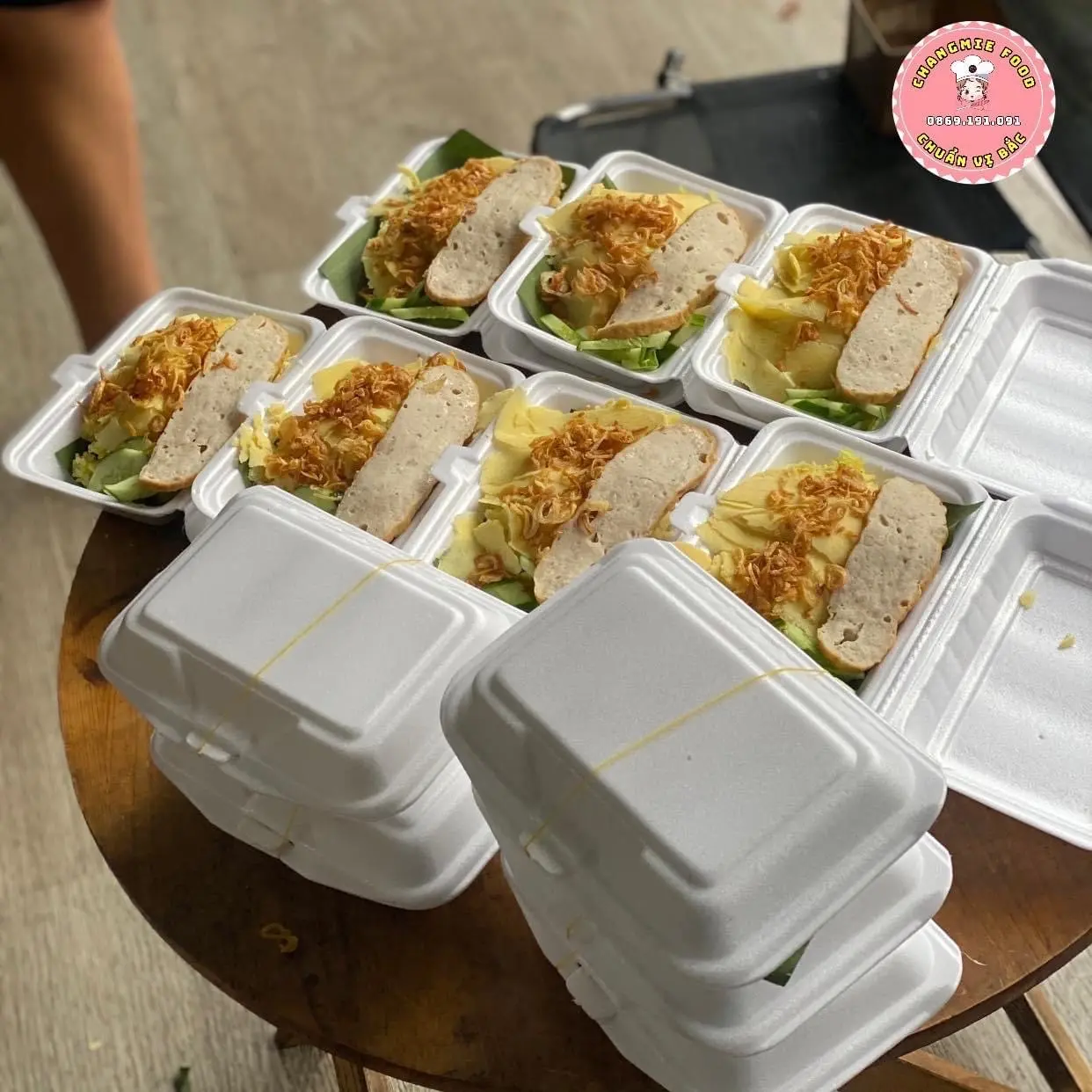 Hình ảnh Xôi xéo chả mỡ