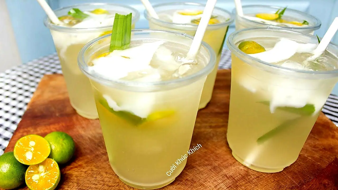 Hình ảnh Dừa Tắc - Ly 1 Lít