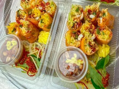 Hình ảnh bánh tráng cuốn