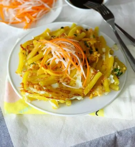 Hình ảnh Nui Chiên 2 Trứng