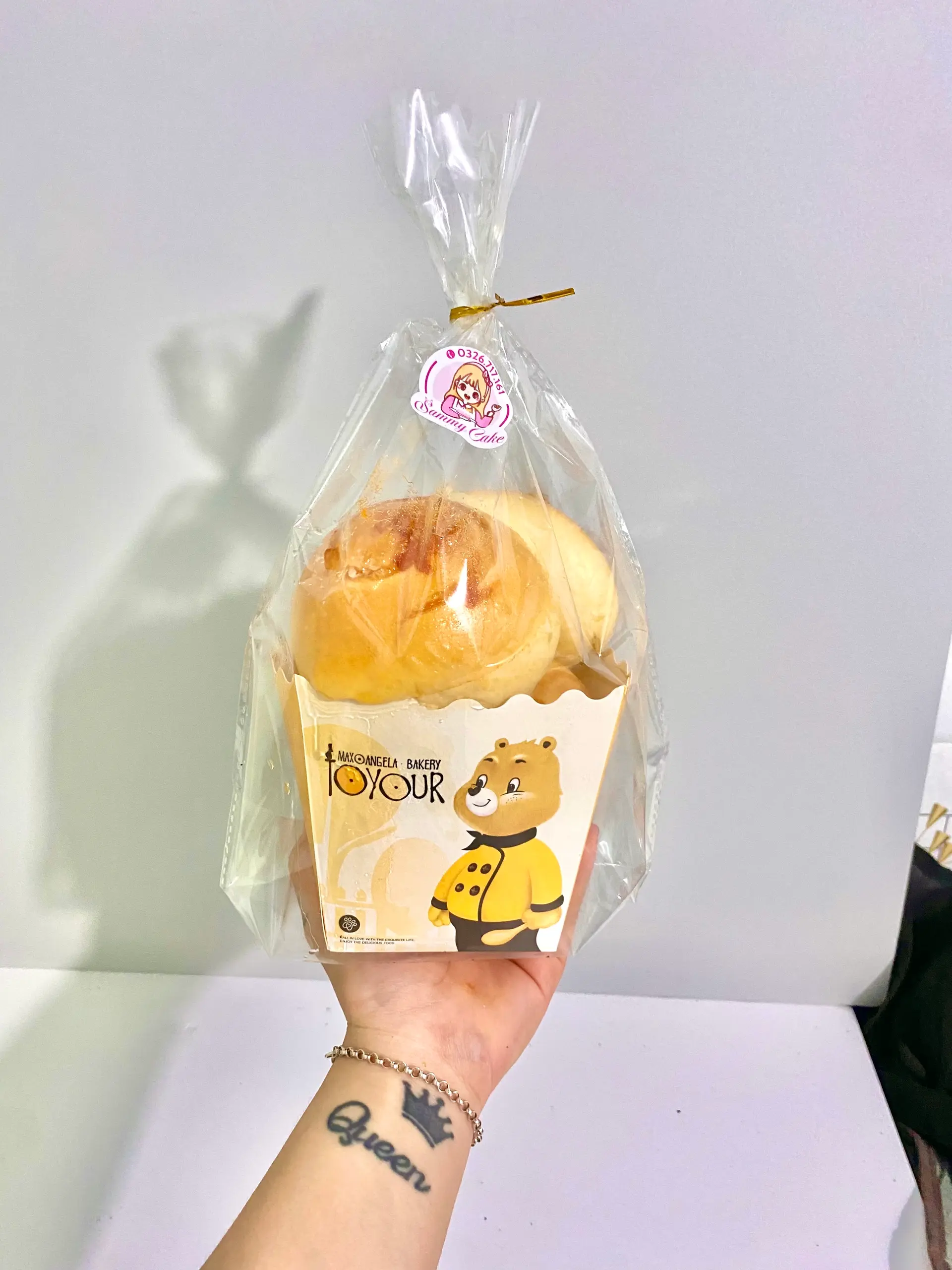 Hình ảnh Bánh gấu chà bông trứng muối