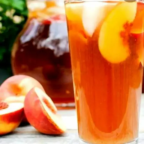 Hình ảnh Trà đào Size M 500ml