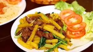 Hình ảnh Nui xào bò 
