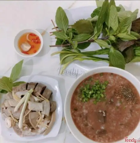 Hình ảnh Cháo huyết - dĩa lòng - 1 người ăn