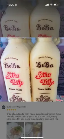 Hình ảnh sữa bắp 