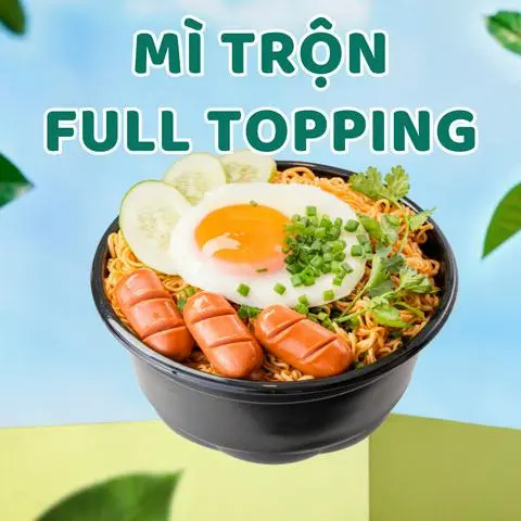 Hình ảnh DA11.  Mì trộn trứng, xúc xích, sốt signature