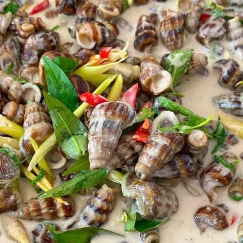Hình ảnh Ốc Len Xào Dừa 