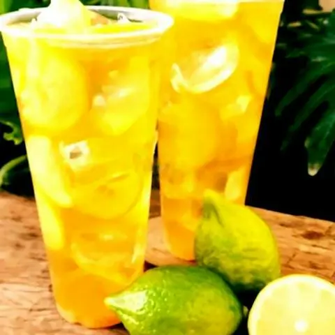 Hình ảnh Trà chanh giã tay quảng đông kết hợp trà lài - 700ml
