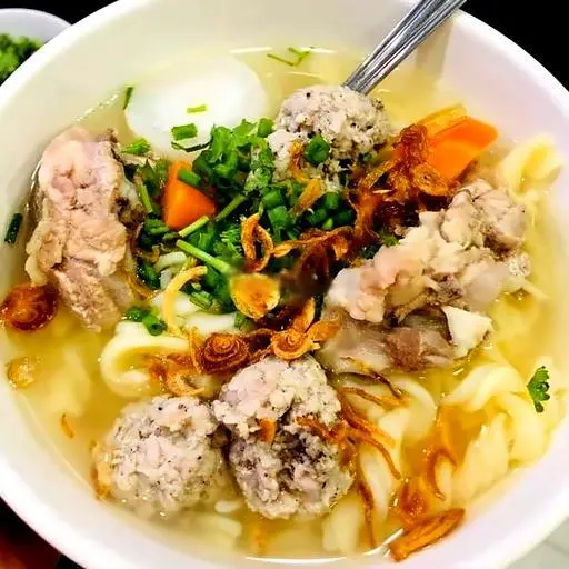 Hình ảnh Nui thịt - mộc - chả