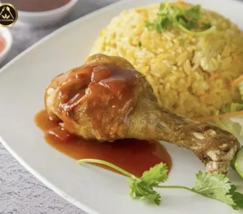 Hình ảnh cơm chiên đùi nhỏ 