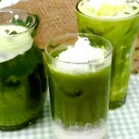 Hình ảnh Rau Má Đậu Xanh Sữa Dừa Ly 800ml
