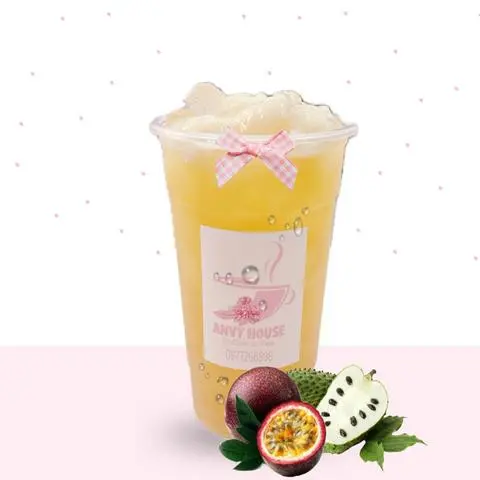 Hình ảnh Trà Mãng Cầu Chanh Dây 700ml