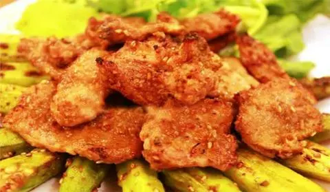 Hình ảnh Vú Dê Nướng Gia Vị
