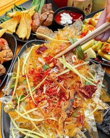 Hình ảnh Bánh Tráng Trộn 