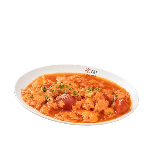 Hình ảnh Trứng Chiên Cà Chua 番茄炒蛋 Tomato Omelette