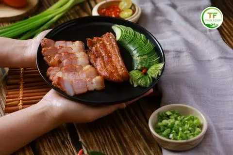 Hình ảnh ba rọi heo 1 nắng 200g 