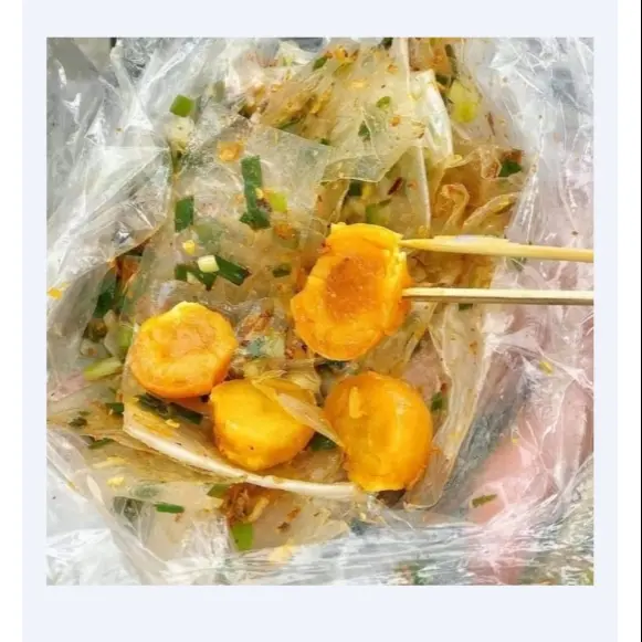 Hình ảnh Bánh tráng Mỡ Hành Thập Cẩm Trứng Muối 
