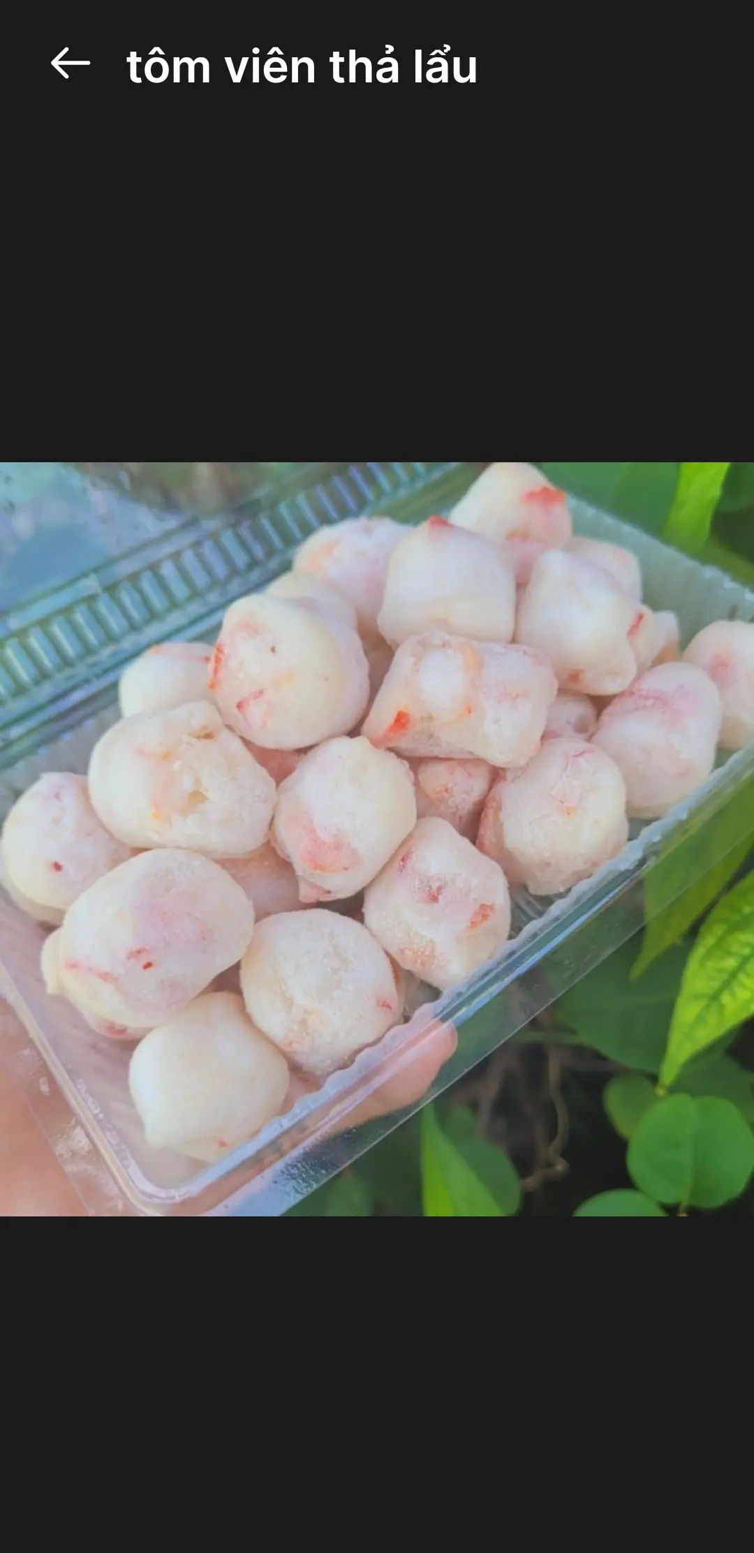 Hình ảnh tôm viên thả lẩu thêm
